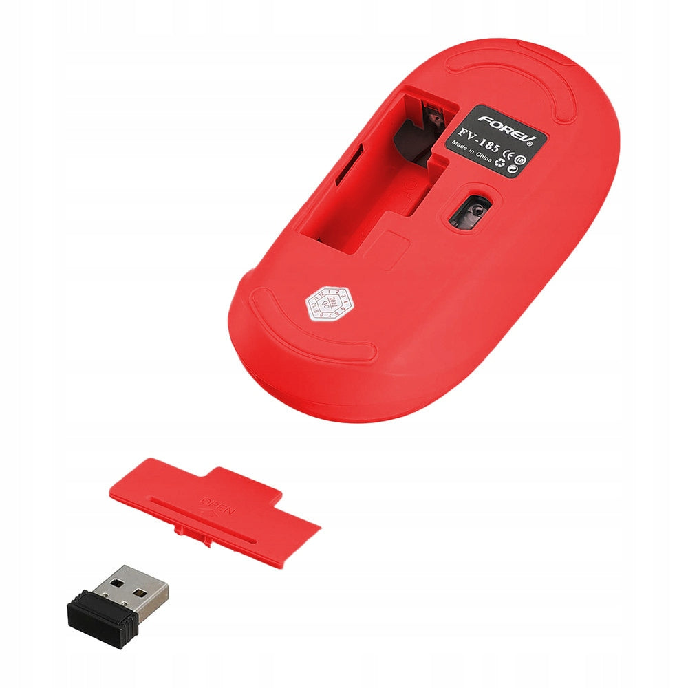 FOREV WIRELESS MOUSE BUSINESS RED FV-185 Model FV-185