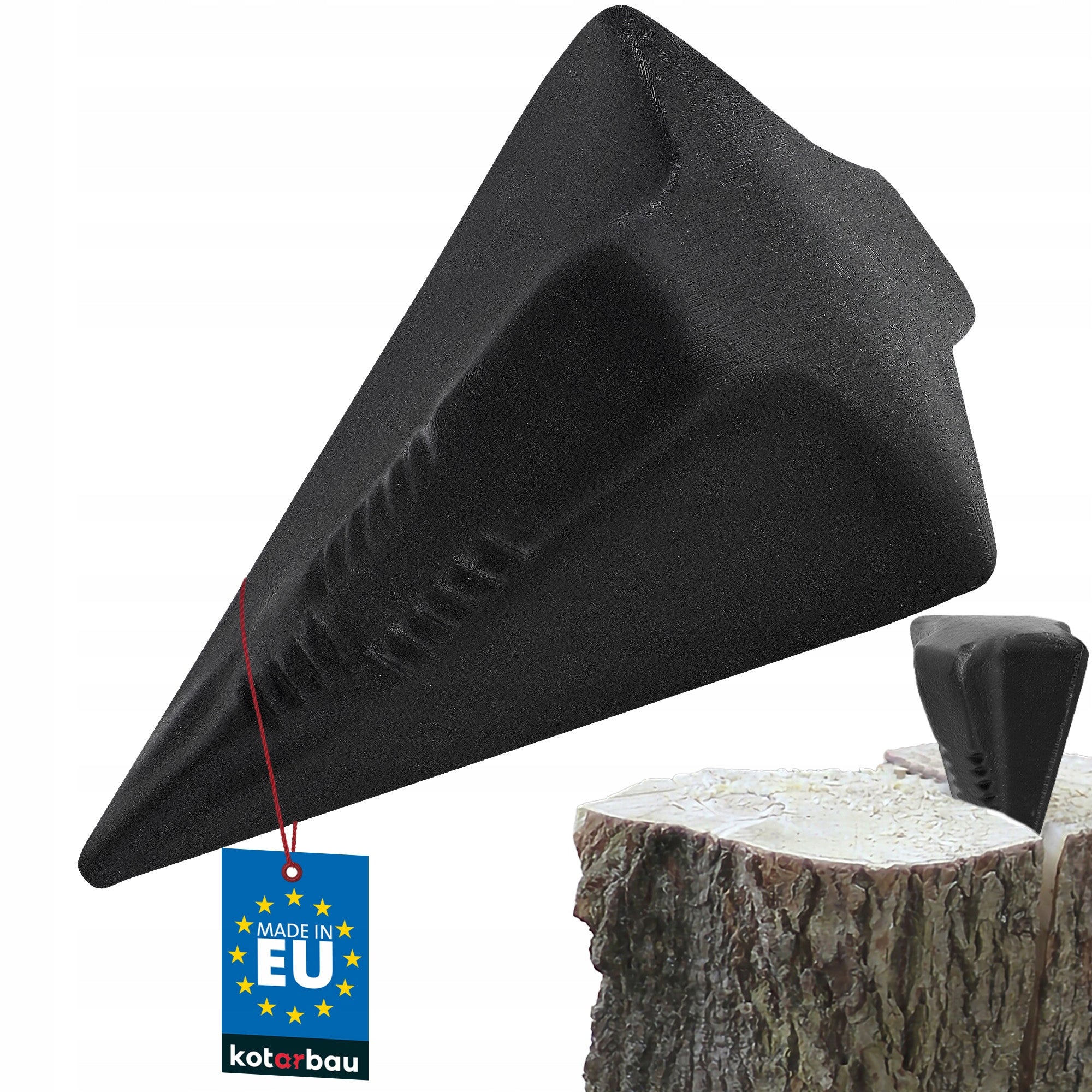 FORGED WEDGE FOR SPLITTING WOOD FIREWOOD STEEL STAKE 1,6 KG