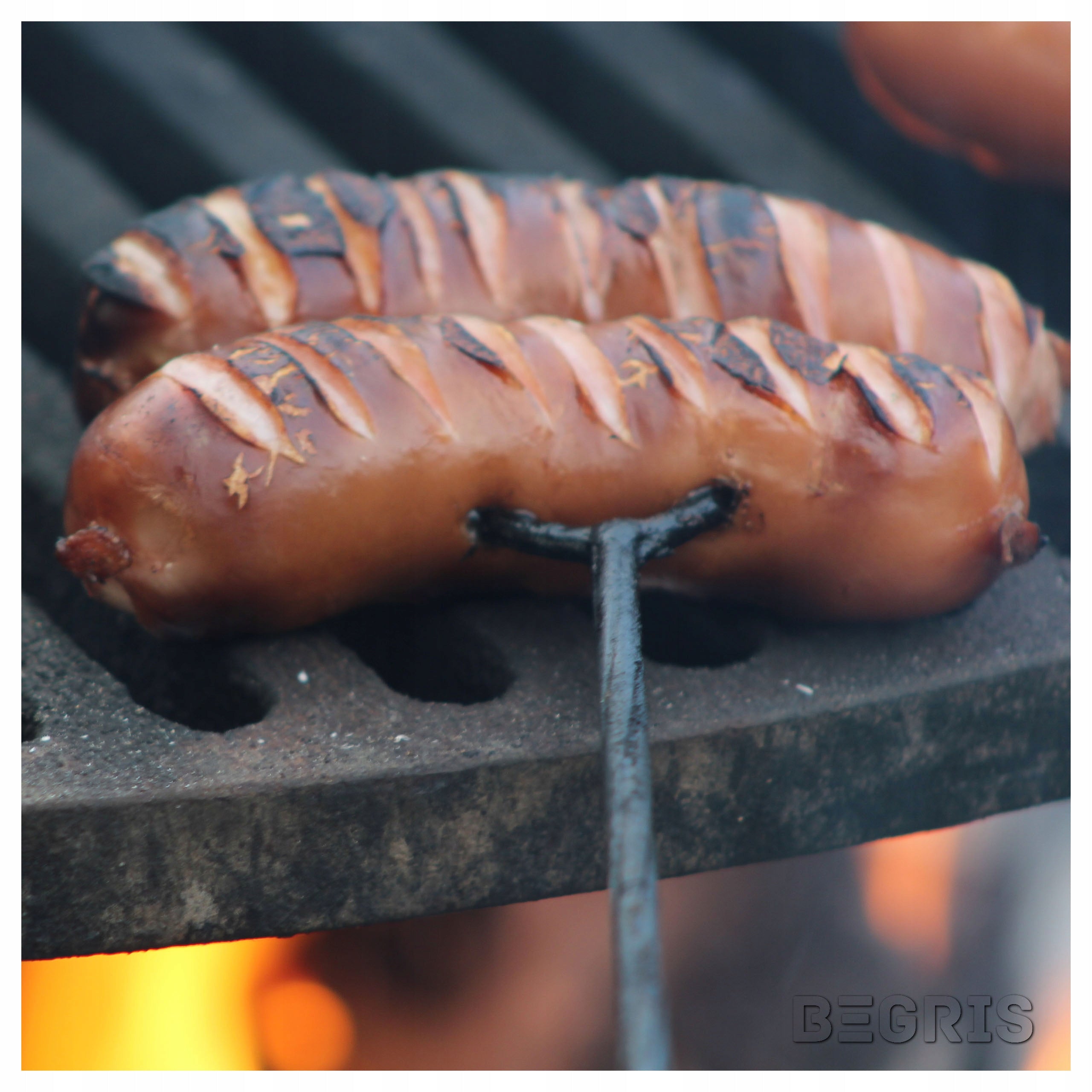 FORK FOCAL SAUSAGE STICK STICKS GRILL FORKS 100 CM 10 PCS Length 100 cm