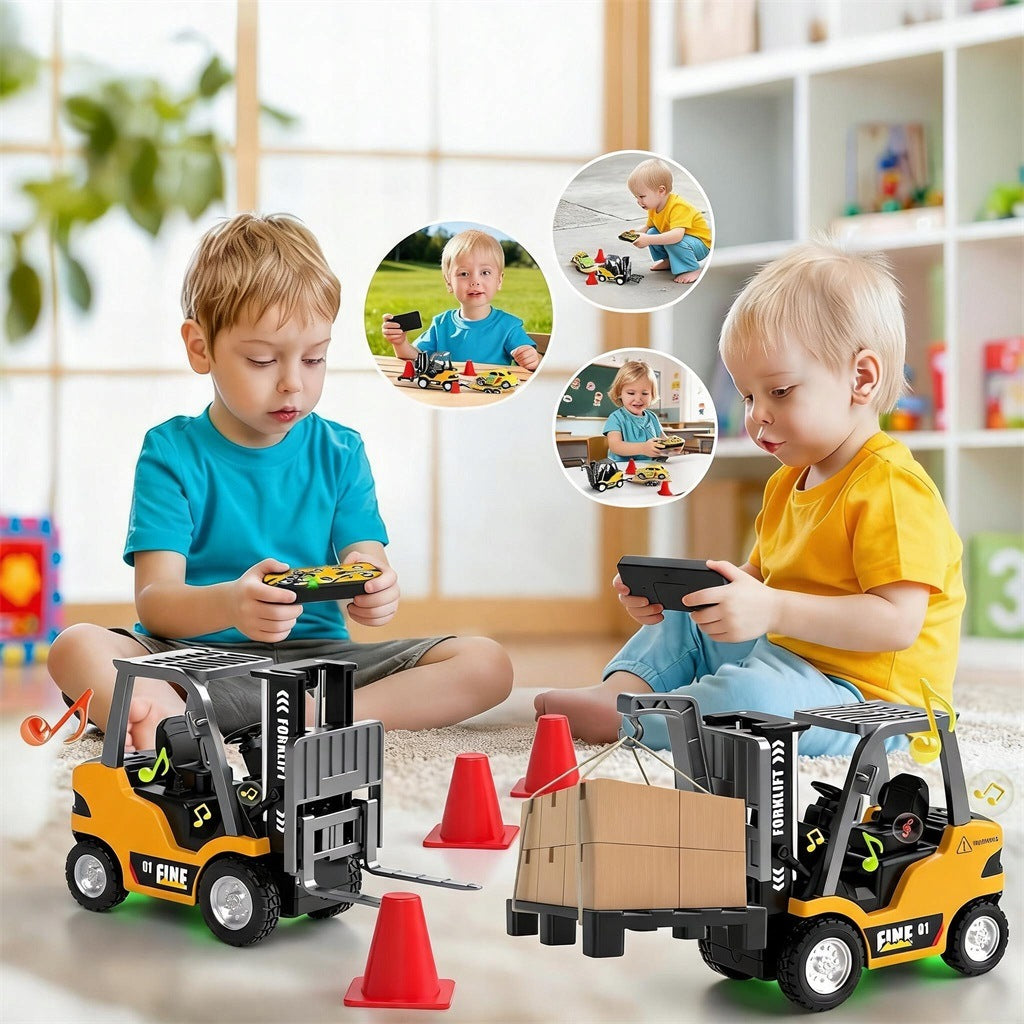 FORKLIFT RC REALISTIC MODEL BUILDING LIGHT SOUND 2.4GHZ Kind driving