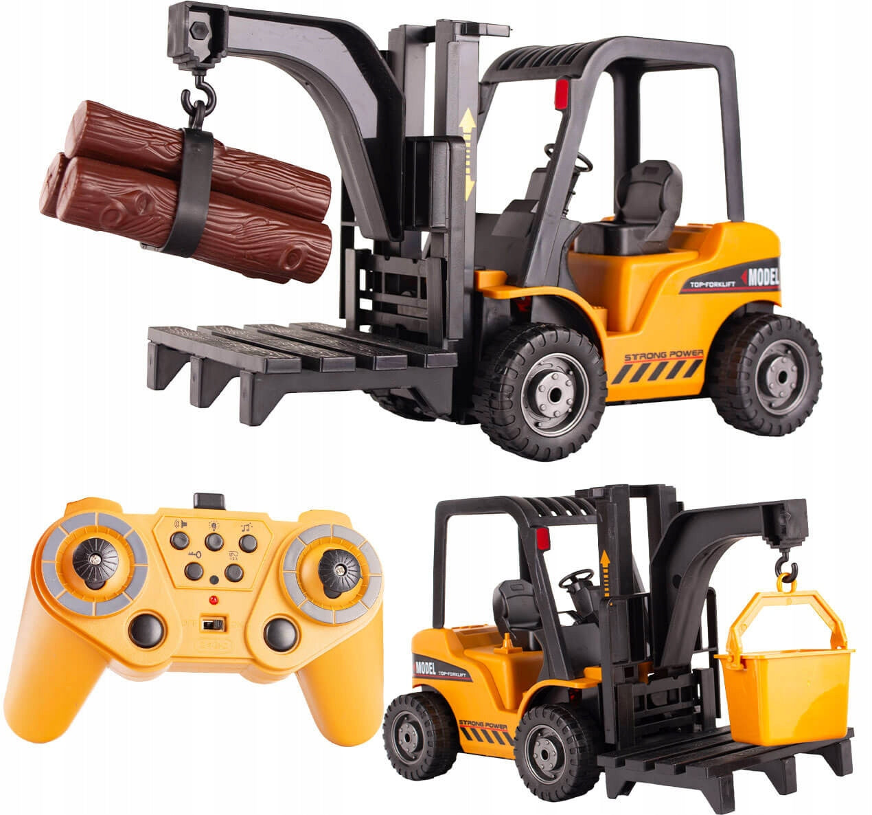 FORKLIFT REMOTE CONTROLLED FORKLIFT WITH PALLET REMOTE CONTROL CHARGER Brand Świat Dziecka
