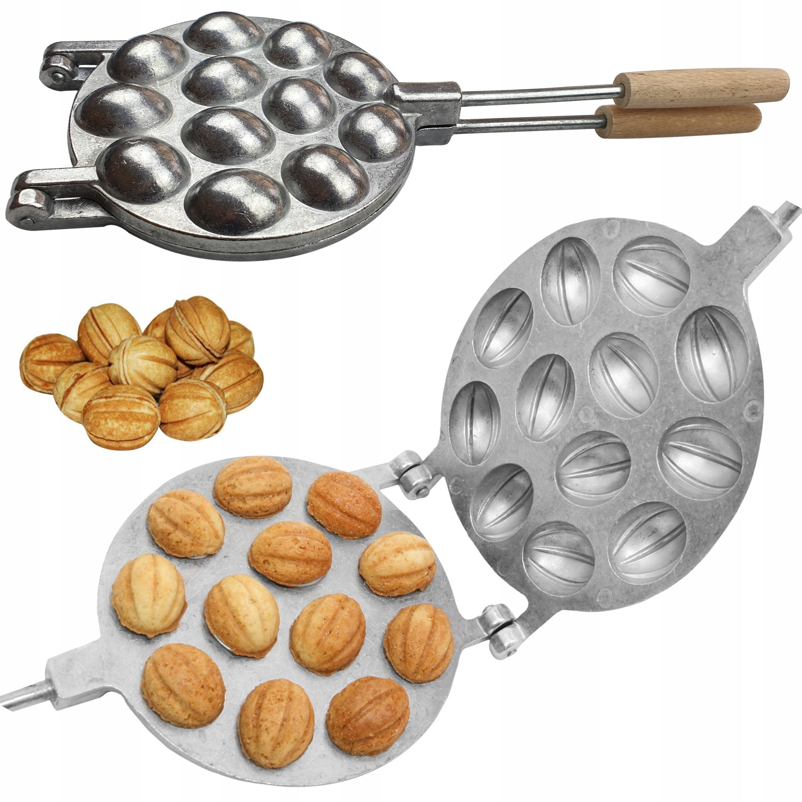 FORM TOASTER FOR BAKING PEANUT COOKIES PEANUT PAN LARGE #70
