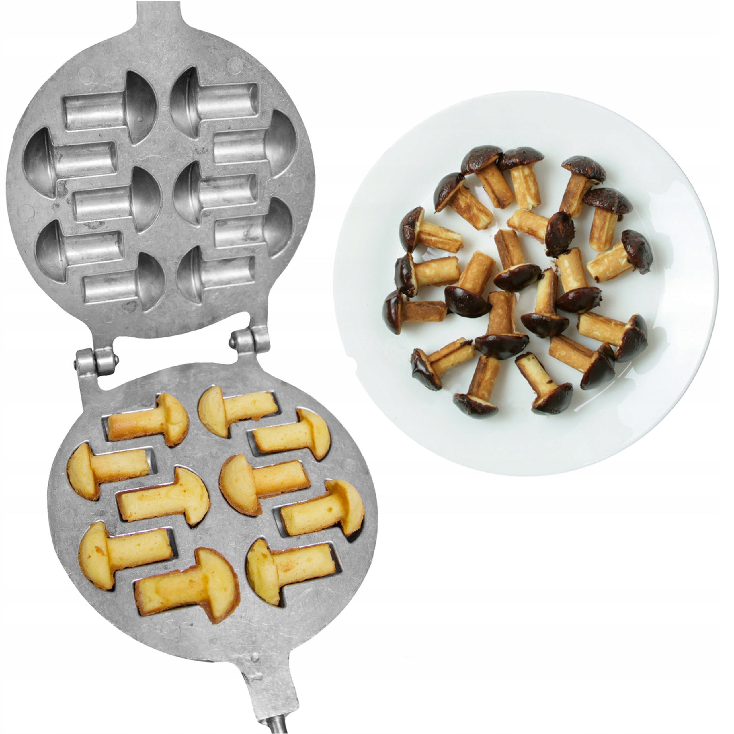 FORM WAFFLE MAKER COOKIE TOASTER MUSHROOM MUSHROOMS Peanut MUSHROOMS #71 Manufacturer code Opiekacz