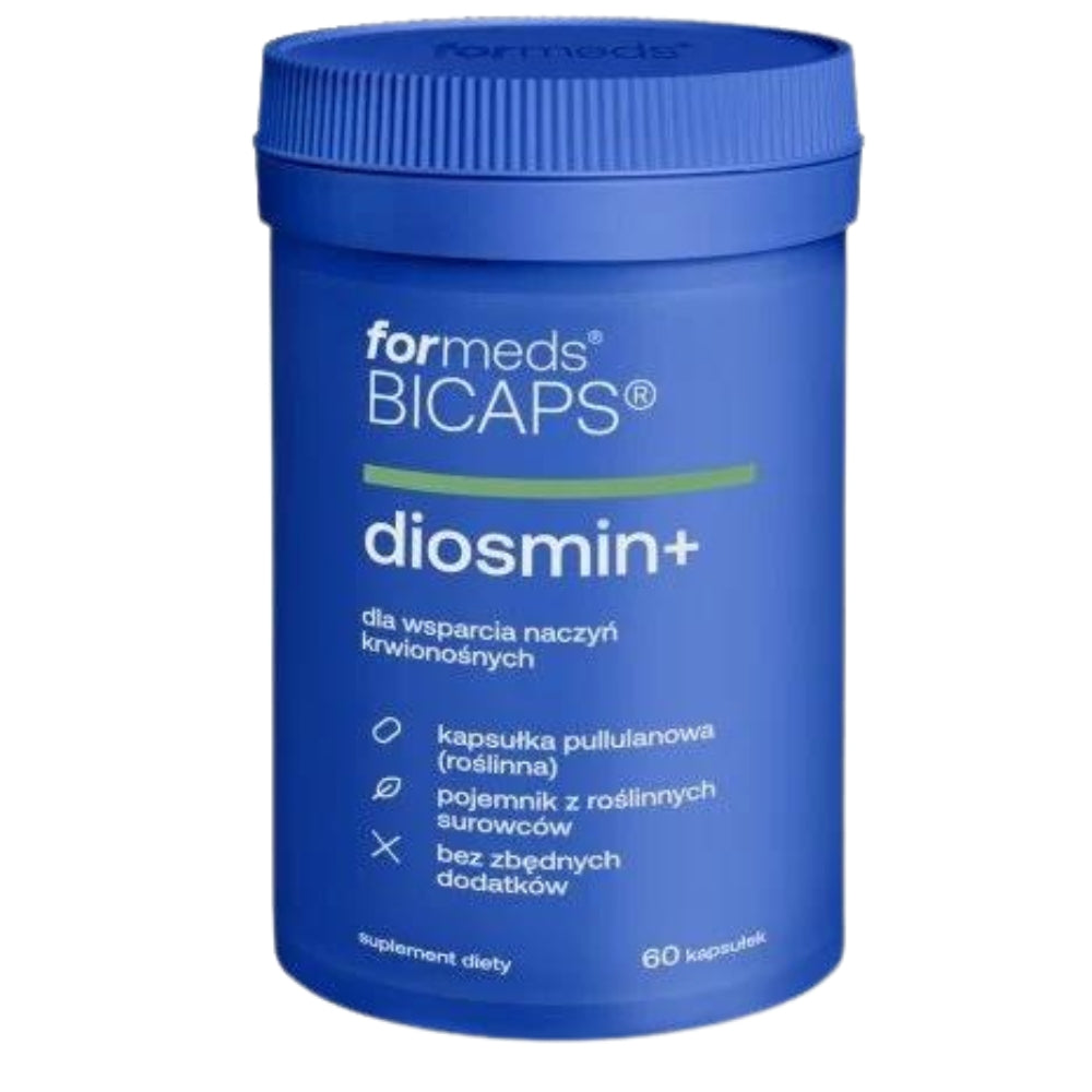 FORMEDS BICAPS DIOSMIN+ VARICOSE VEINS LEG CRAMPS CIRCULATORY SYSTEM RESISTANCE 60 kaps