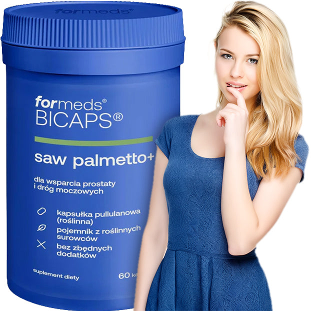 FORMEDS BICAPS SAW PALMETTO+ For Prostate and Urinary Tract Support 60 kaps