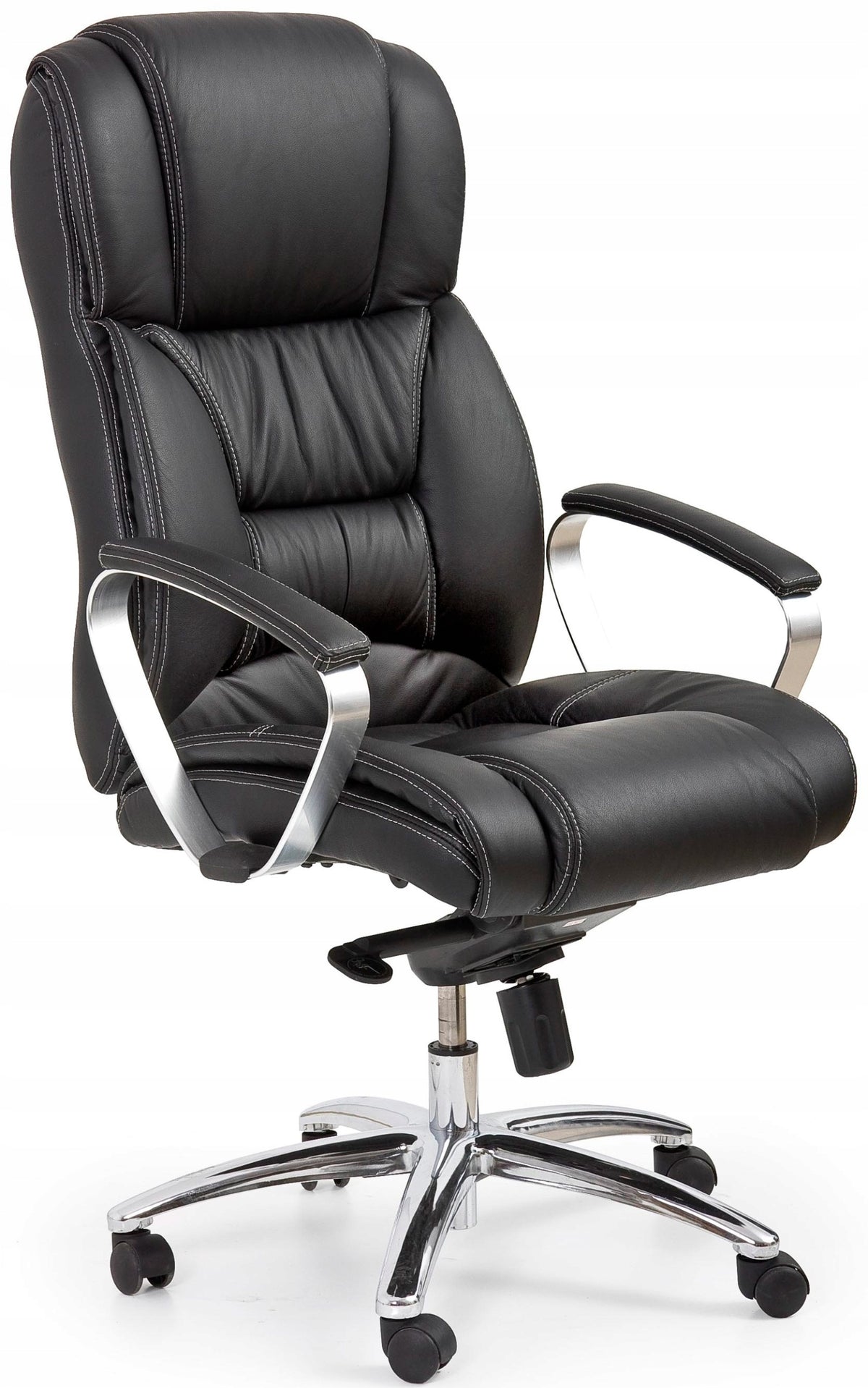 FOSTER Cabinet Chair Black Leather Swivel Office Chair