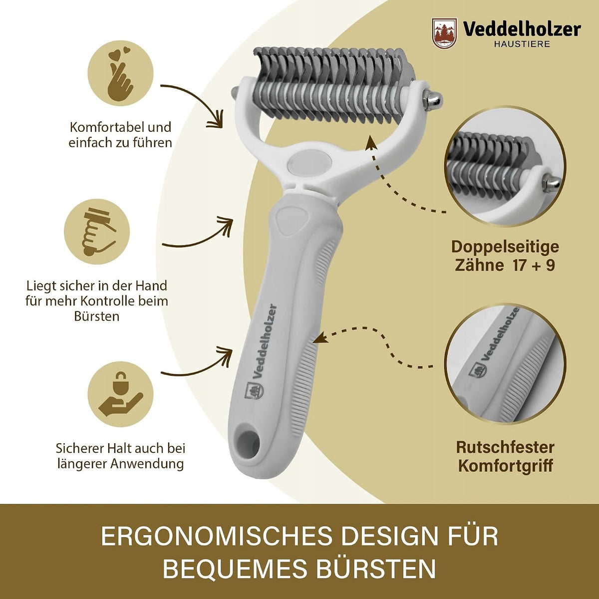 FOUNDATION BRUSH PROFESSIONAL MAKEUP BRUSH COSMETIC Brand Veddelholzer