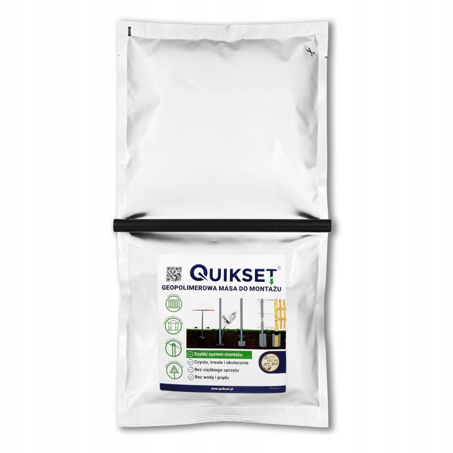 FOUNDATION SYSTEM Quikset 700 ml for posts geopolymer mass Manufacturer code Q-Q700-PL-QUIKSET