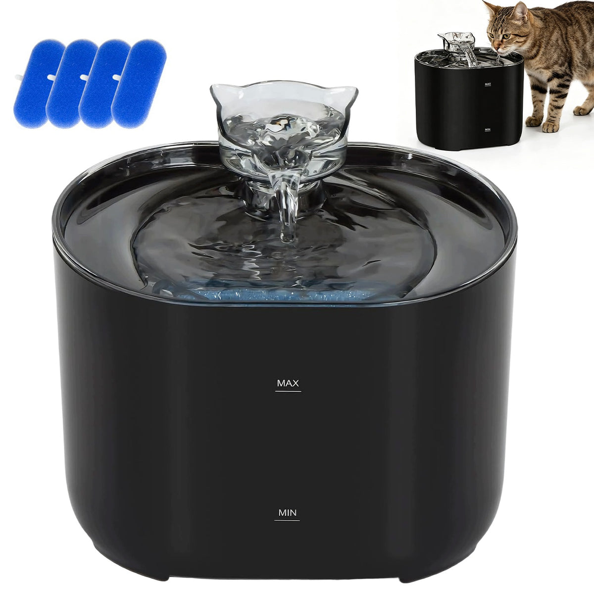 FOUNTAIN CAT DRINKER DOG BOWL WITH WATER CIRCULATION AUTOMATIC