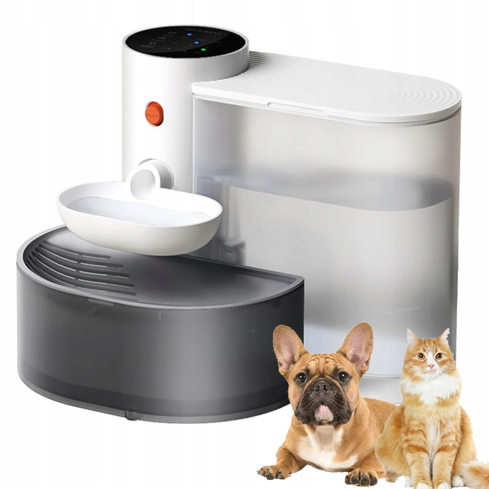 FOUNTAIN DRINKER AUTOMATIC CAT DOG ANIMAL WATER BOWL 3L LARGE