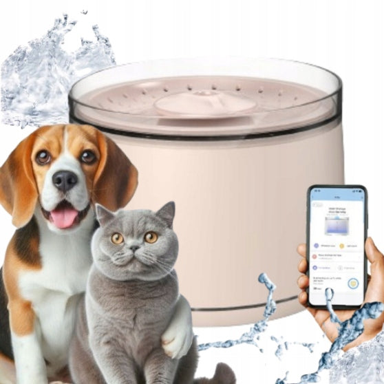 FOUNTAIN DRINKER for cat dog automatic. controlled by application 1,8 l DOGNESS