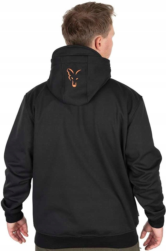 FOX COLLECTION SOFT SHELL JACKET BLACK ORANGE M Packaging status original