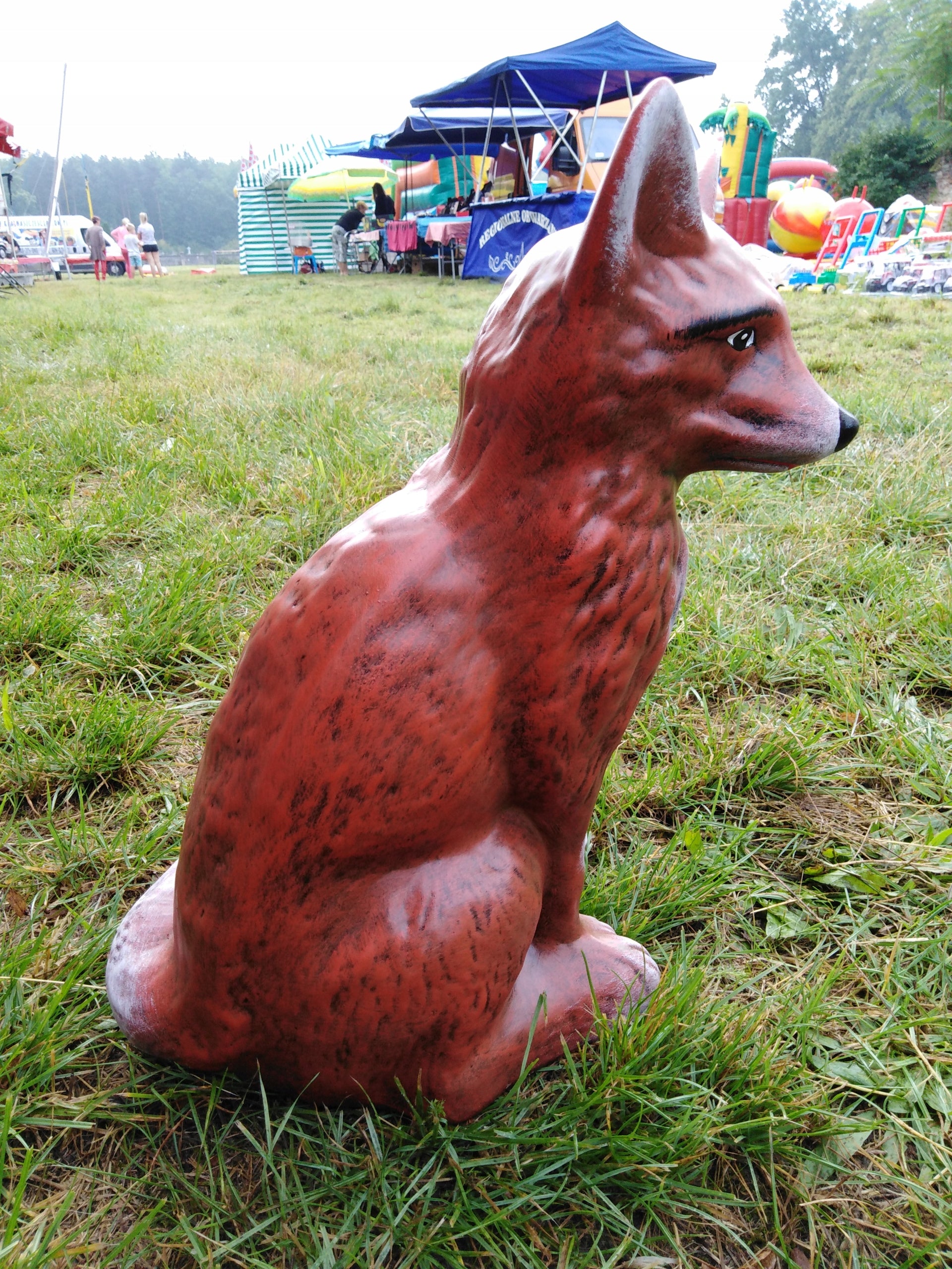 FOX LARGE XL FIGURINE GARDEN GIFT DECORATION Manufacturer no brand