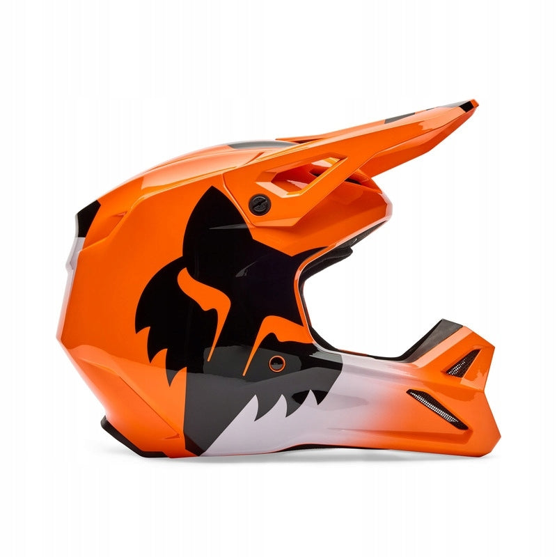 FOX V1 SHIELD FLUO ORANGE XL HELMET Manufacturer's catalog number 36385-824_XL