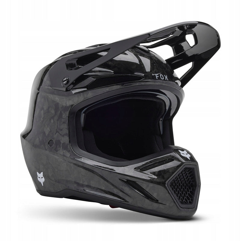 FOX V3 RS CARBON SOLID BLACK S HELMET (S) Manufacturer Fox