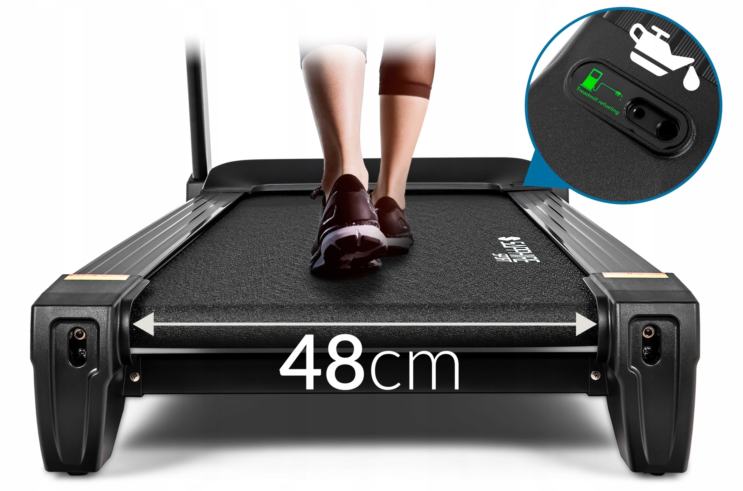 FOXY Electric TREADMILL Folding TRAINING 18km TILT ANGLE APP strong Kind electric