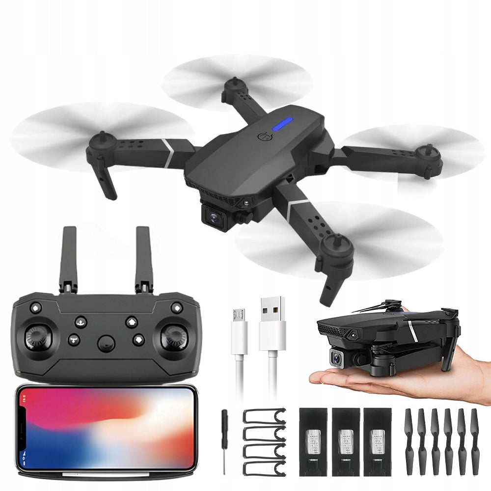 FPV DRONE WITH 4K WIFI CAMERA WITH NIGHT FLYING HOVER FUNCTION FOR BEGINNERS Packaging status original