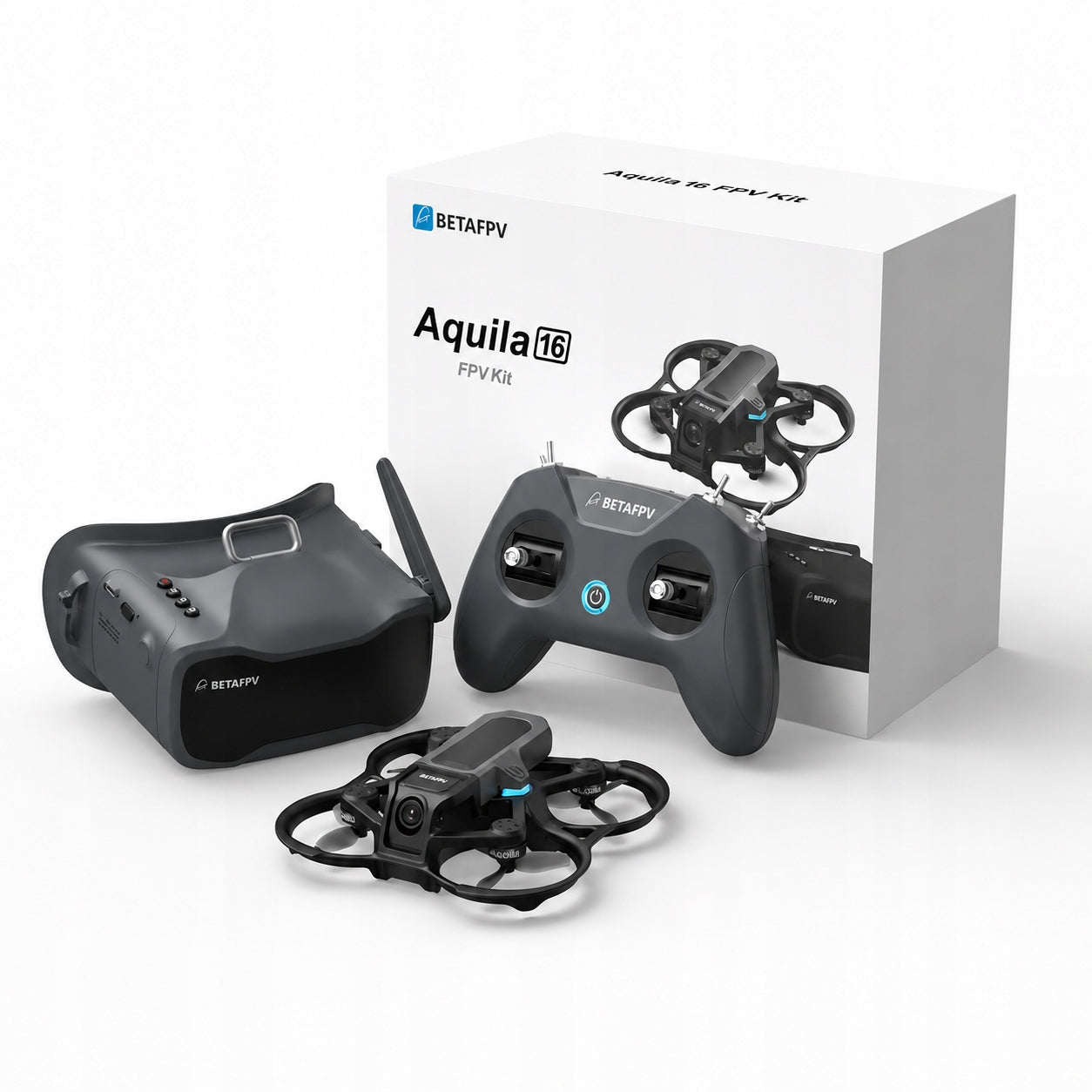 FPV drone BETAFPV Aquila16 RTF VR03 ELRS Brushless 8min 200m