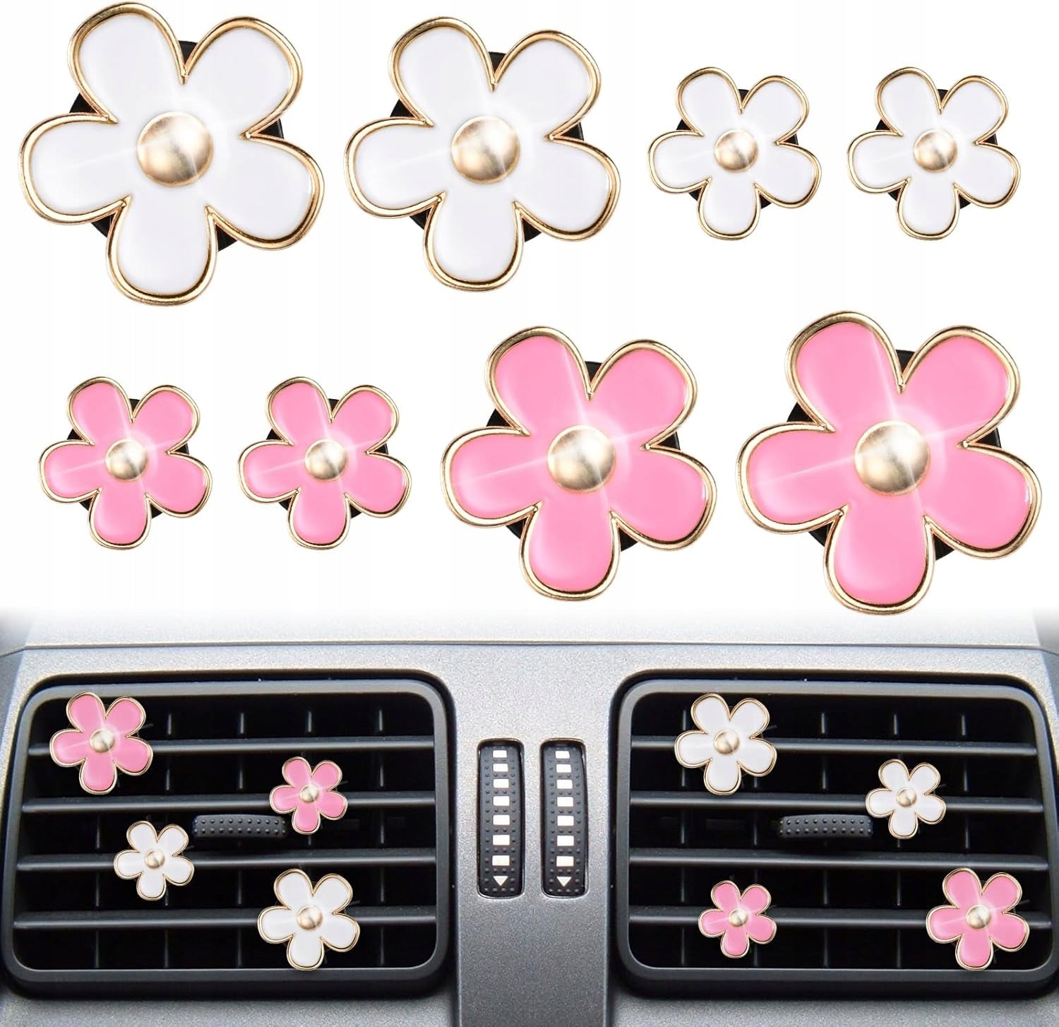 FRAGRANCE DIFFUSER FOR CAR AIR CLIP 8 PCS