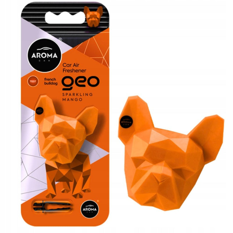 FRAGRANCE FOR CAR AROMA CAR GEO DOG 3D SPARKLING MANGO FRESHENER