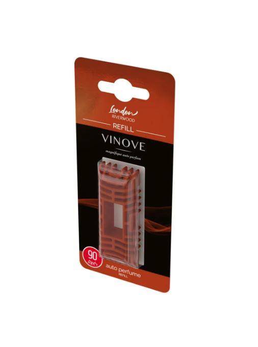 FRAGRANCE VINOVE REFILL LONDON RIVER WOOD AIR FRESHENER CARTRIDGE