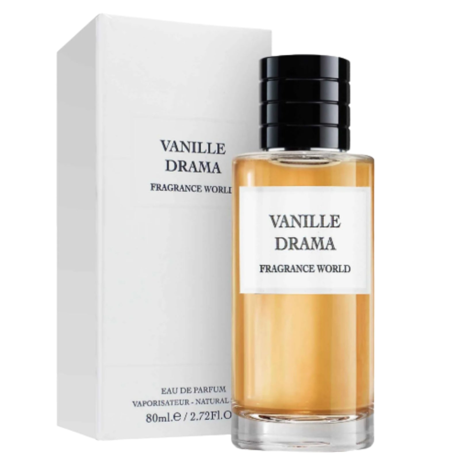 FRAGRANCE WORLD VANILLE DRAMA UNISEX EAU DE PARFUM FOR WOMEN 80 ml