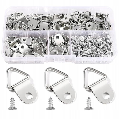 FRAME HANGERS SAWTOOTH METAL SET OF 85 PCS PHOTO SCREWS METAL Brand no brand