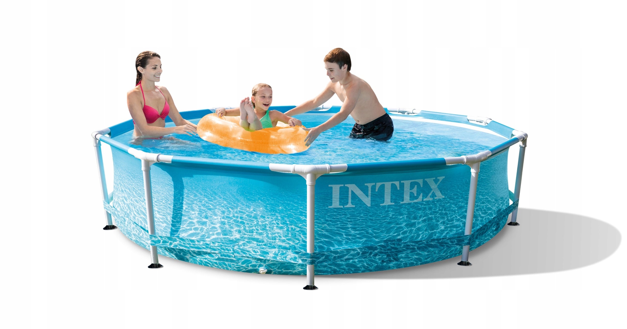 FRAME POOL 305x76cm INTEX 28208 + PUMP + FILTER Height 76 cm
