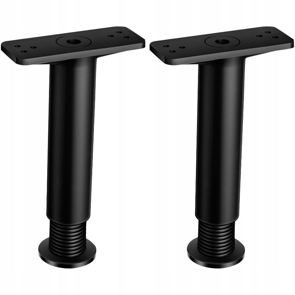 FRAME SUPPORT FOR TWIN BED SIZE BLACK 2 PCS Color black