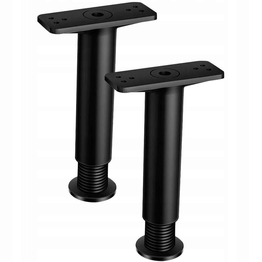 FRAME SUPPORT FOR TWIN BED SIZE BLACK 2 PCS