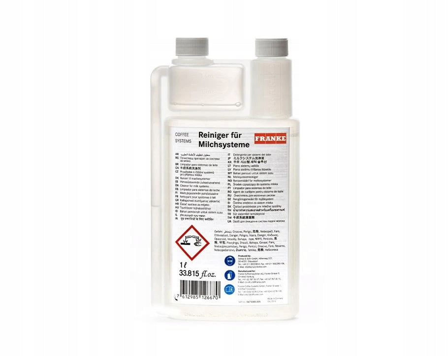 FRANKE Cleaning liquid for dairy lines 1000 ml Packaging status original