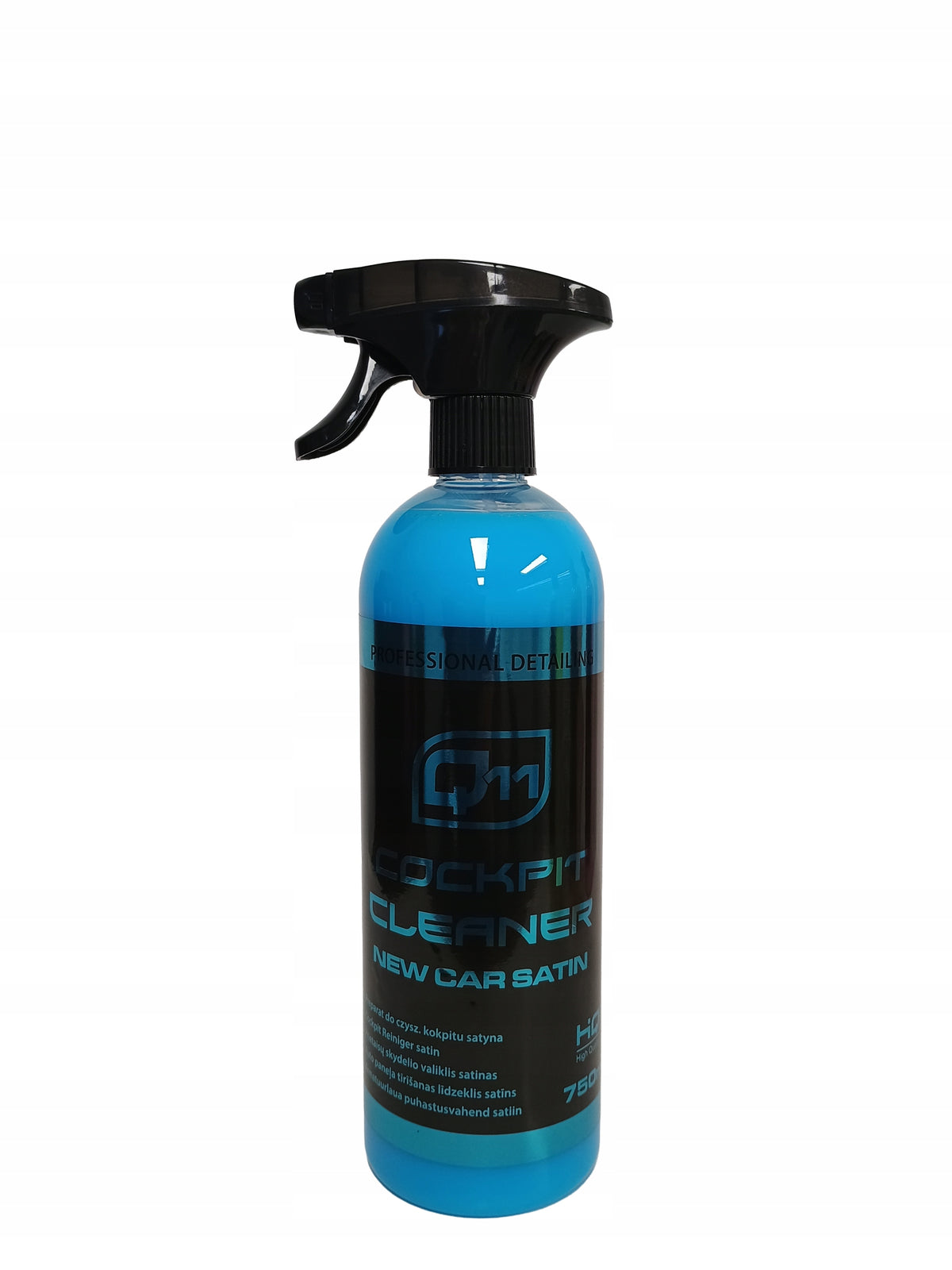 FREEBIES# Q11 NEW CAR COCKPIT CLEANER 750 ML SATIN WITH ATOMIZ