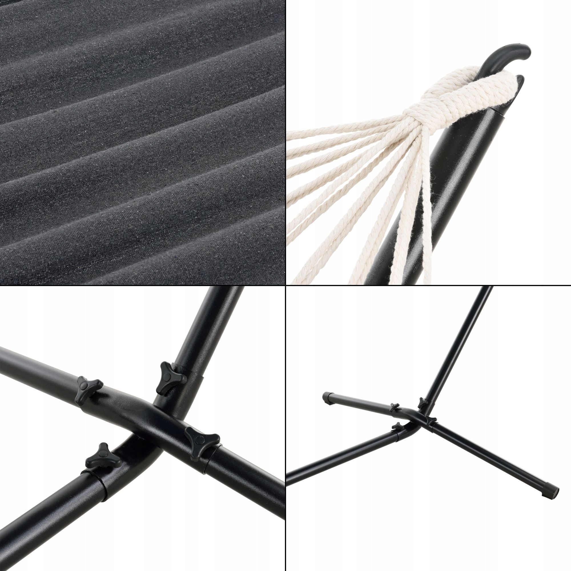 FREESTANDING HAMMOCK WITH GARDEN FRAME SWING FOR GARDEN HOUSE SET Model wolnostojący