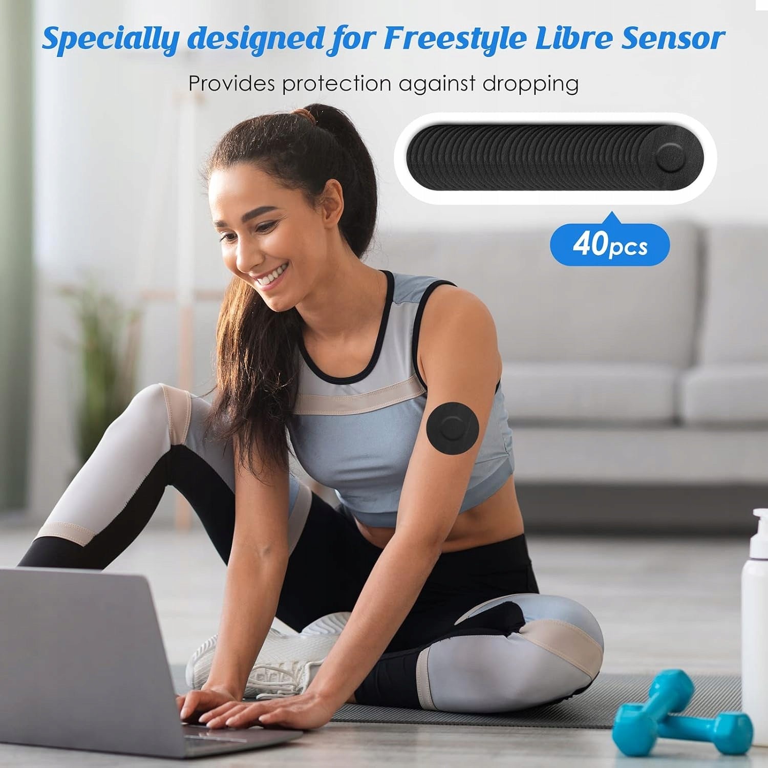 FREESTYLE LIBRE PATCHES 1 2 3 WATERPROOF 40 PCS BREATHABLE Medical device no