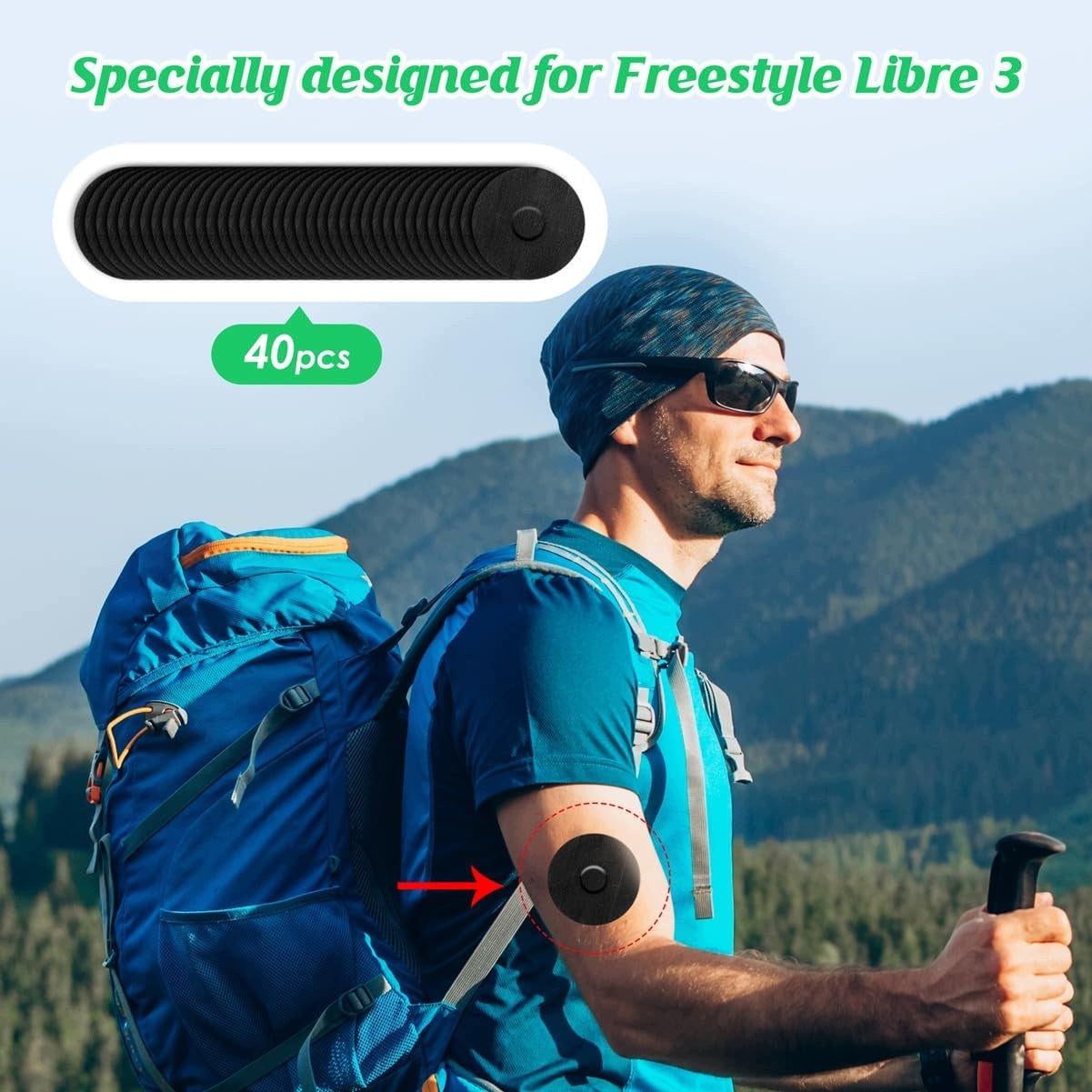 FREESTYLE LIBRE PATCHES 3 WATERPROOF 40 PCS SET Medical device no