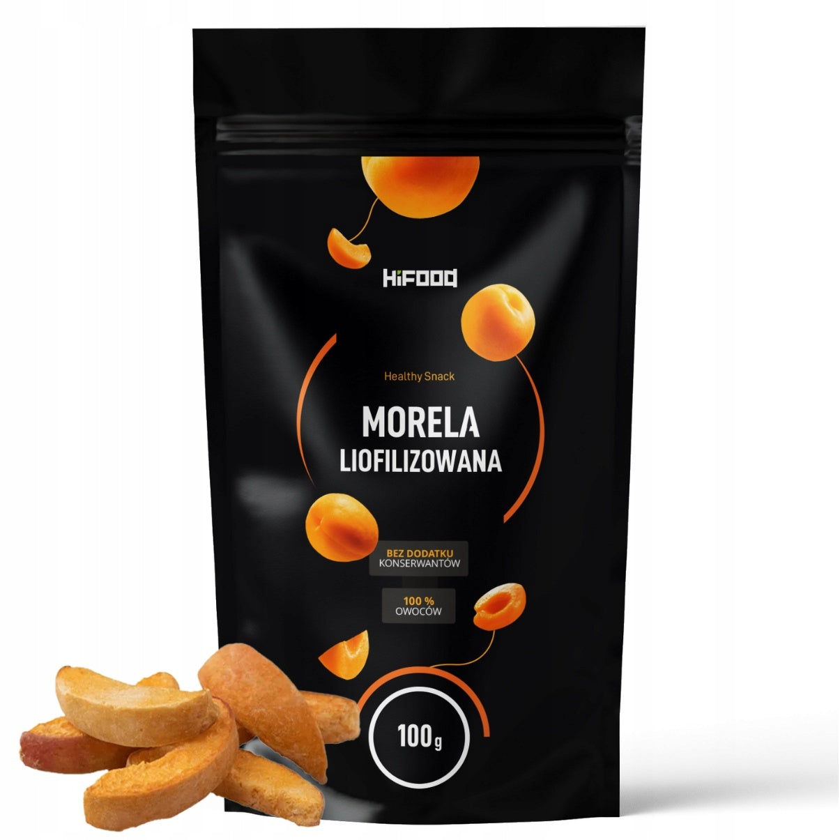 FREEZE DRIED APRICOTS 100g PIECES HiFOOD FRESH