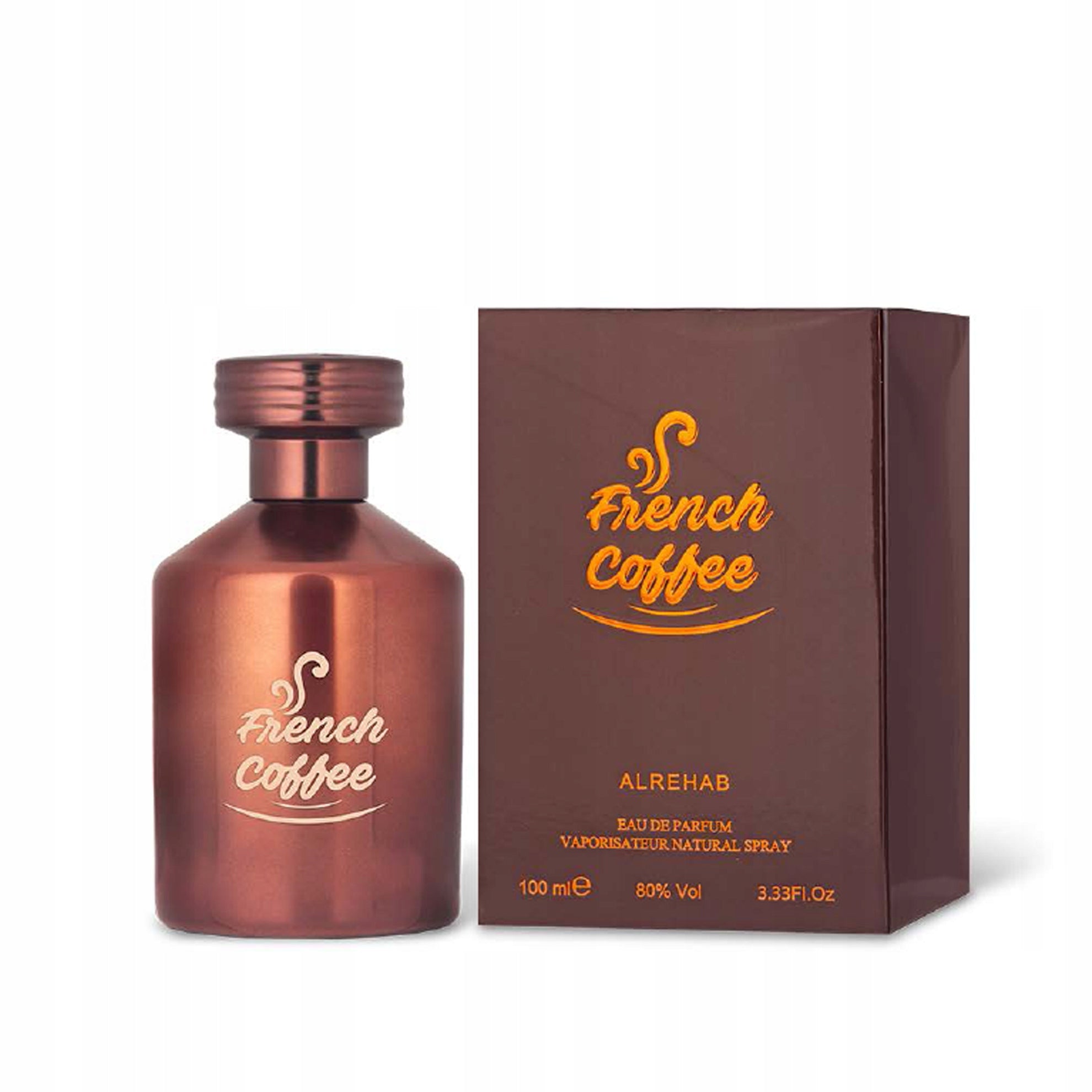 FRENCH COFFEE PERFUME ARABIC COFFEE VANILLA CARAMEL 100 ml AL REHAB EDP Packaging status original