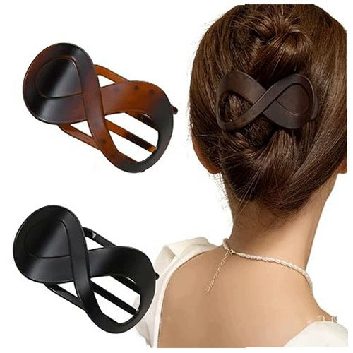 FRENCH HAIR CLIPS ELEGANT FOR WOMEN GIRLS SET OF 2