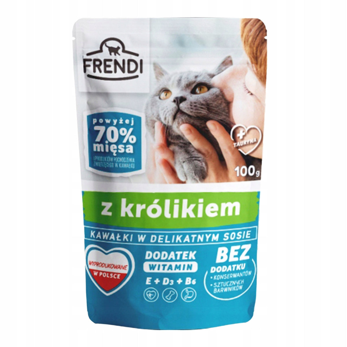 FRENDI Sachet wet cat food taste Rabbit 100g