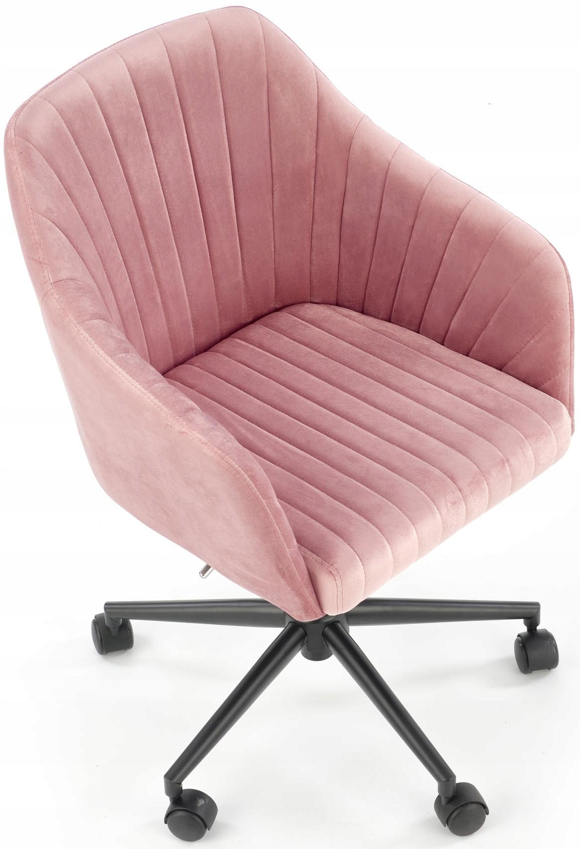 FRESCO Office Chair Pink Swivel Adjustable Fabric Chair Packaging status original