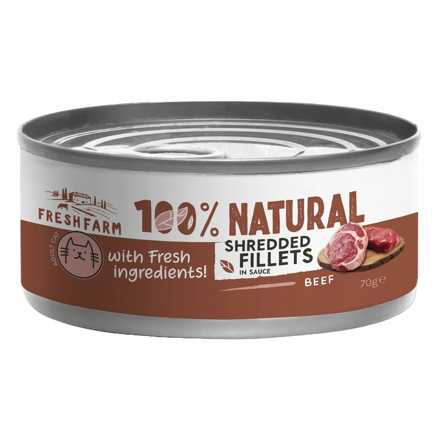 FRESH FARM FILLET BEEF WITH CHICKEN IN SAUCE 70G