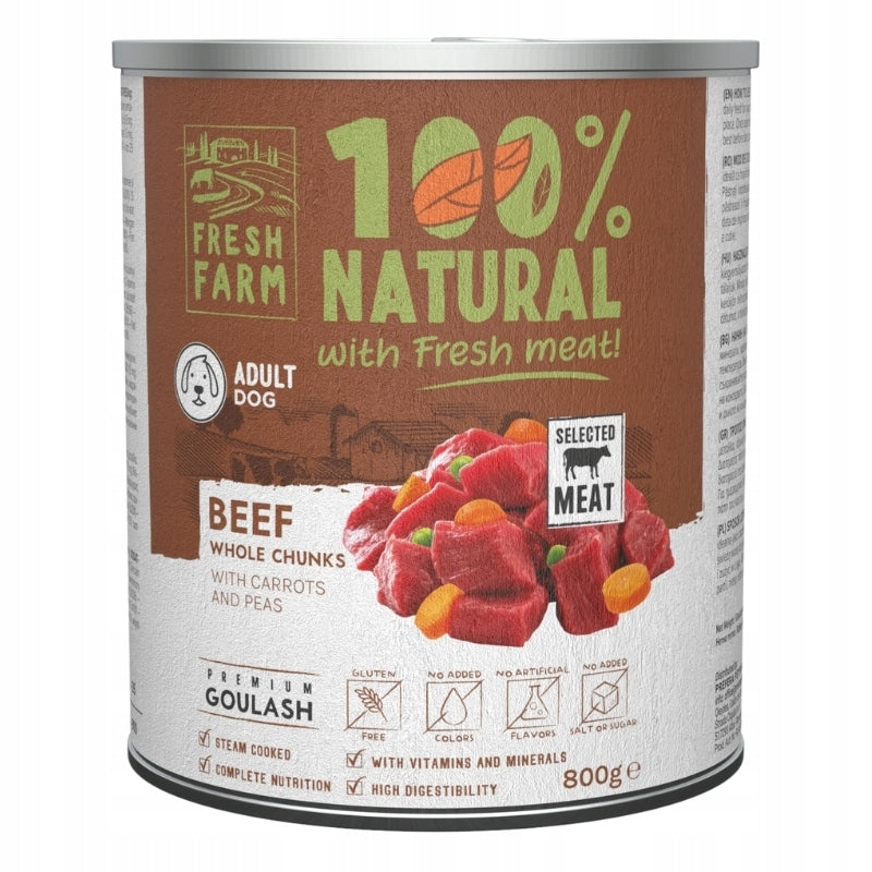 FRESH FARM MONO PROTEIN MONOPROTEIN STEW BEEF 800G