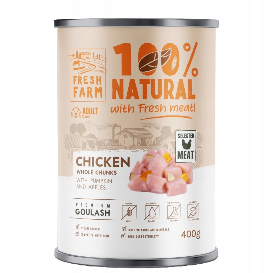 FRESH FARM MONO PROTEIN MONOPROTEIN STEW CHICKEN 400G