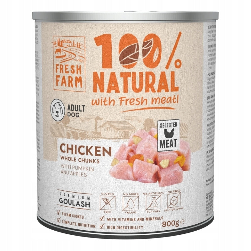 FRESH FARM MONO PROTEIN MONOPROTEIN STEW CHICKEN 800G