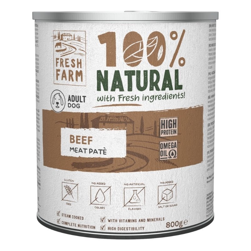 FRESH FARM PATE GRAIN-FREE BEEF PATE 800G
