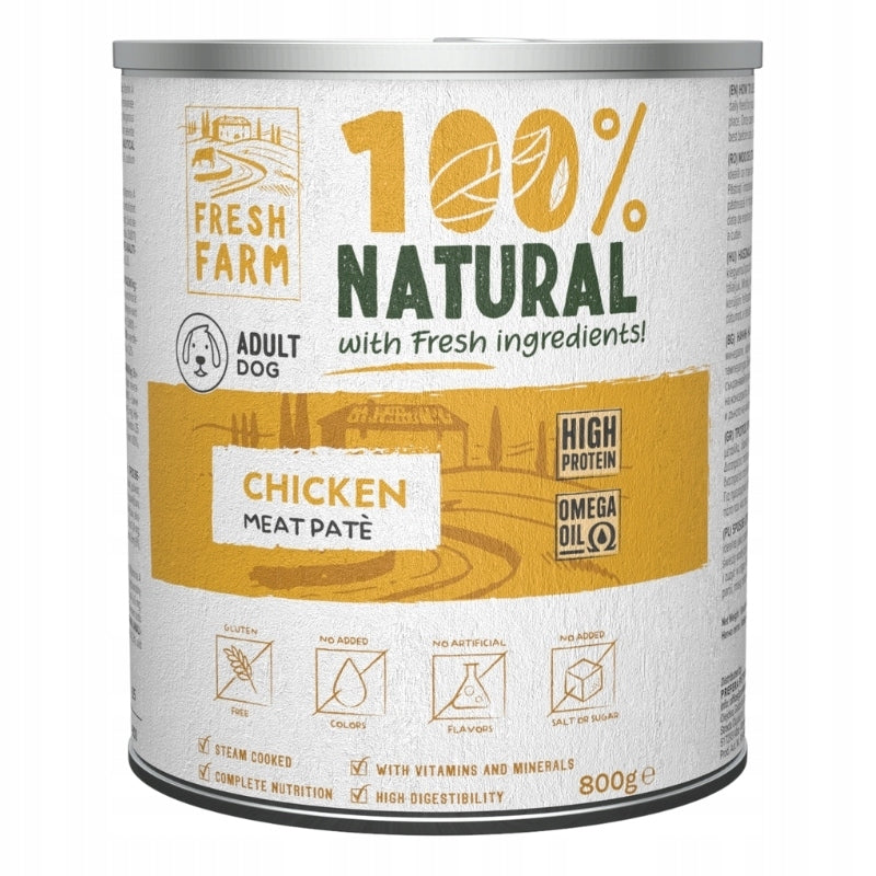 FRESH FARM PATE GRAIN-FREE PATE CHICKEN 800G