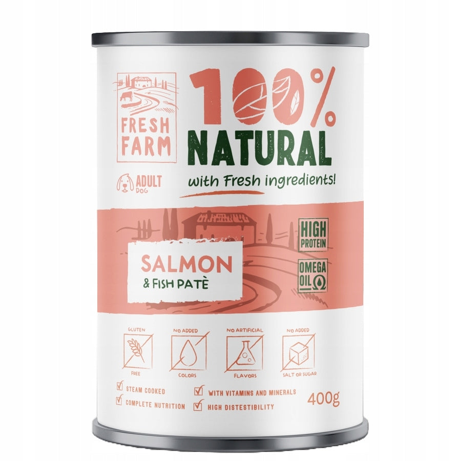 FRESH FARM PATE GRAIN-FREE SALMON PATE 400G