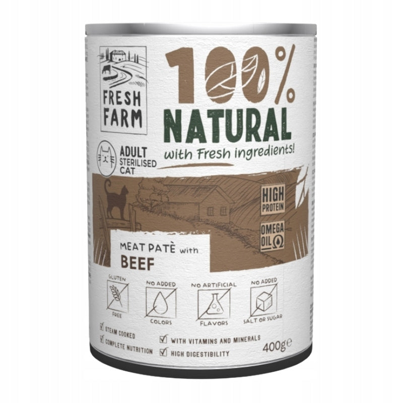 FRESH FARM STERILISED BEEF PATE 400G