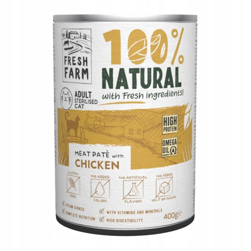 FRESH FARM STERILIZED PATE CHICKEN 400G