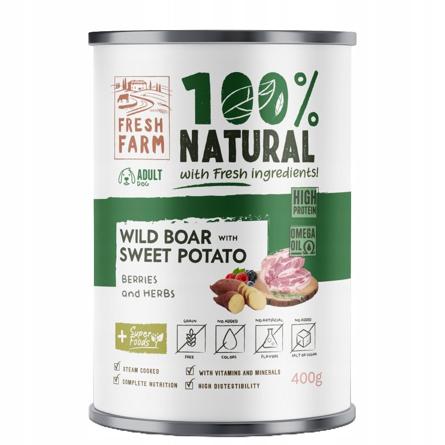 FRESH FARM SUPERFOOD GAME WITH SWEET POTATOES AND BERRIES 400G